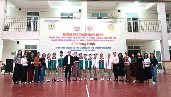 Chương trình truyền thông, giáo dục chăm sóc sức khỏe sinh sản vị thành niên, thanh niên cho giáo viên và học sinh năm 2025